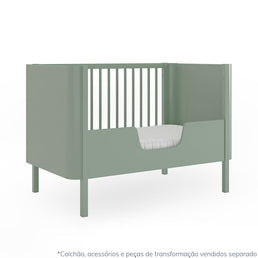 Berço Nord 3 em 1 - Verde Jardim