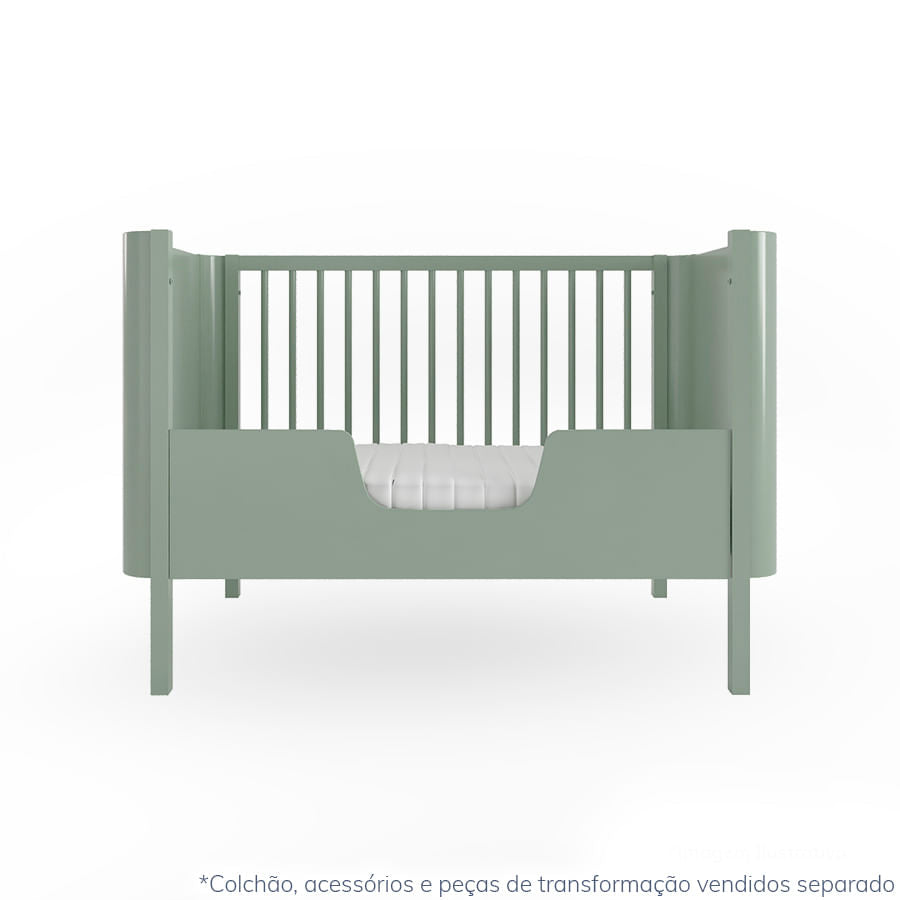Berço Nord 3 em 1 - Verde Jardim