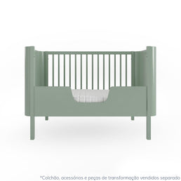 Berço Nord 3 em 1 - Verde Jardim