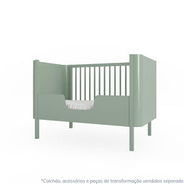 Berço Nord 3 em 1 - Verde Jardim