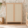 Roupeiro Haus Nature 2 Portas com Palha - Carvalho