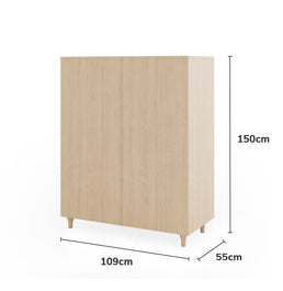 Roupeiro Haus Nature 2 Portas - Carvalho