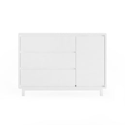 Cômoda de Bebê Nord Com Porta Branco