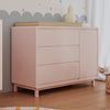Cômoda de Bebê Nord Com Porta Rosa
