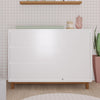 Cômoda de Bebê Nord Com Porta Branco e Pé Jequitibá