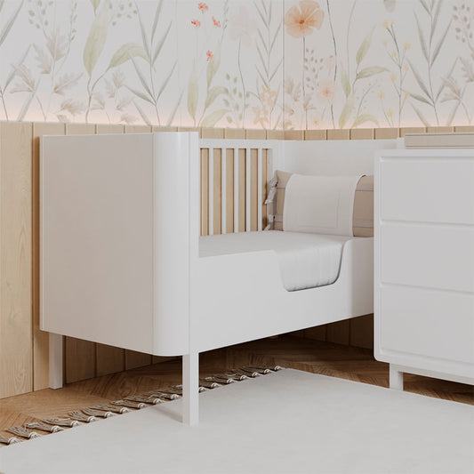 Meia Grade de Transformação Para Mini Cama Nord - Branco