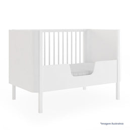 Meia Grade de Transformação Para Mini Cama Nord - Branco