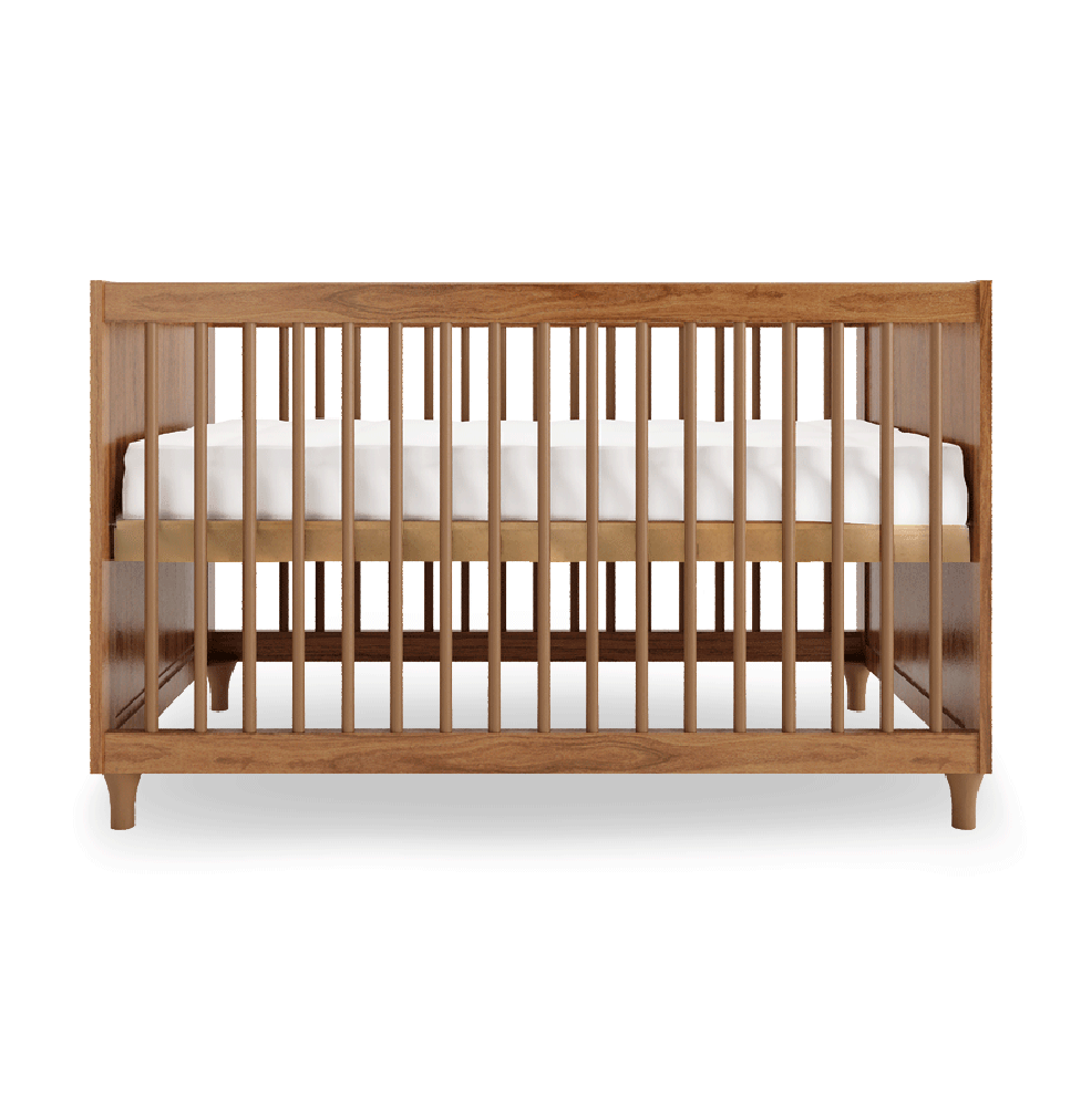 Berço Haus Nature Com Palha 3 em 1 - Freijó