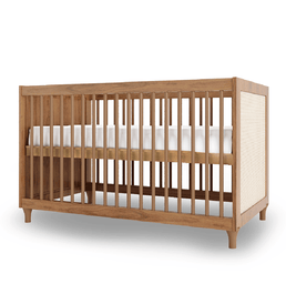 Berço Haus Nature Com Palha 3 em 1 - Freijó