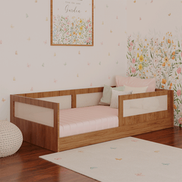 Grade Frontal Para Cama Haus Nature com Palha - Freijó