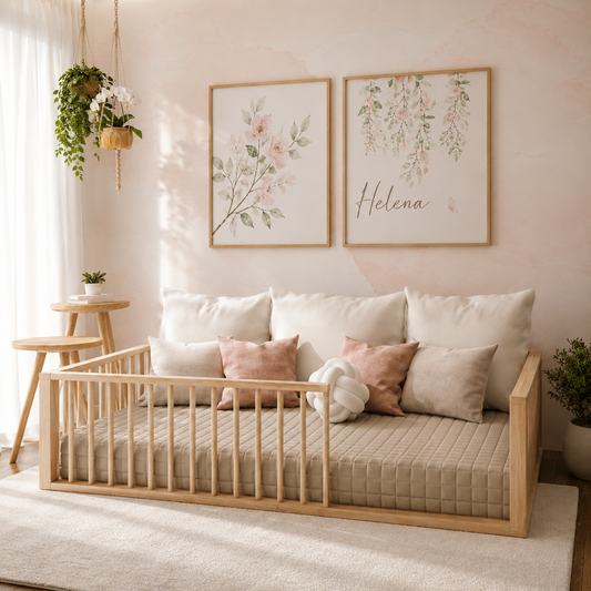 Cama Montessoriana Solteiro Fazenda - Carvalho