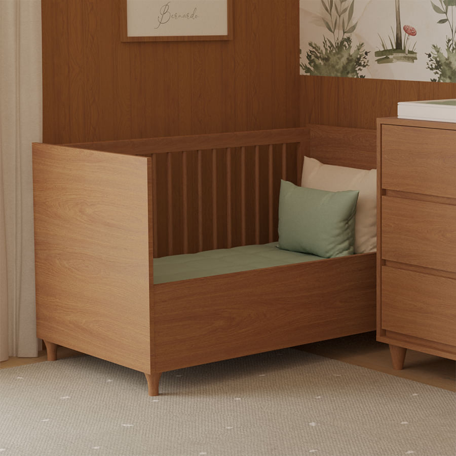 Grade Frontal de Transformação para Mini Cama Haus Nature - Freijó