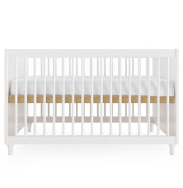 Berço Haus Nature Com Palha 3 em 1 - Branco