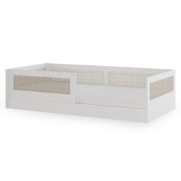 Cama Sofá Haus Nature Com Palha - Branco