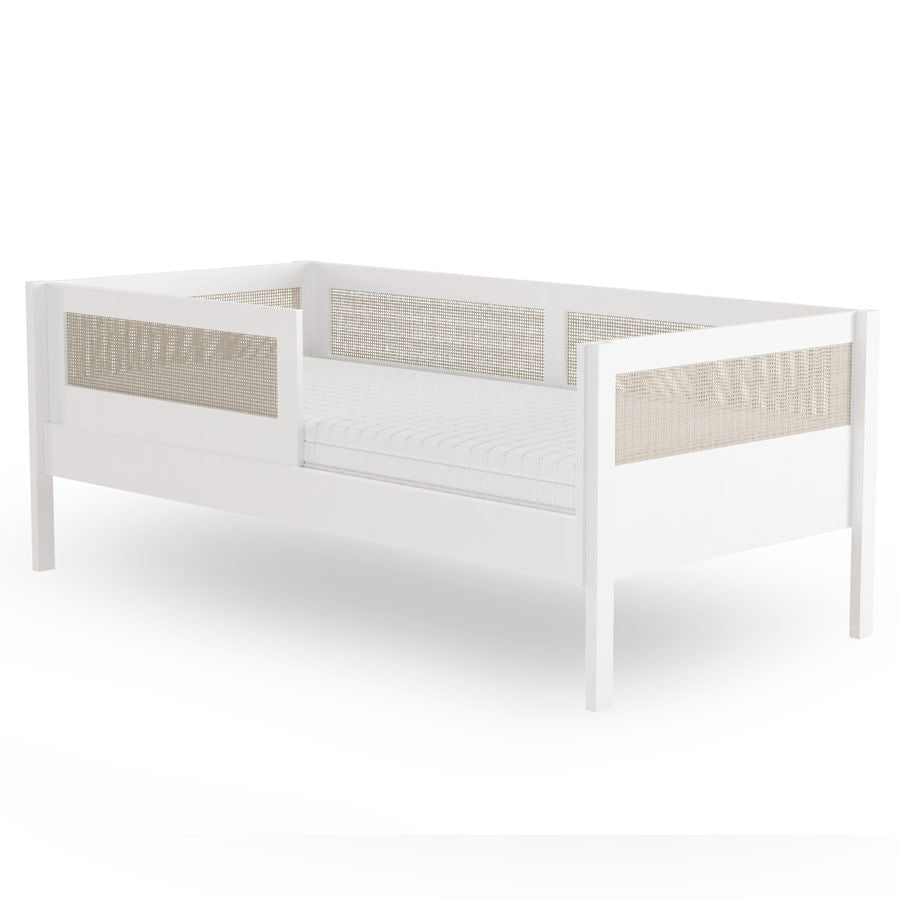 Cama Sofá Haus Nature Com Palha - Branco