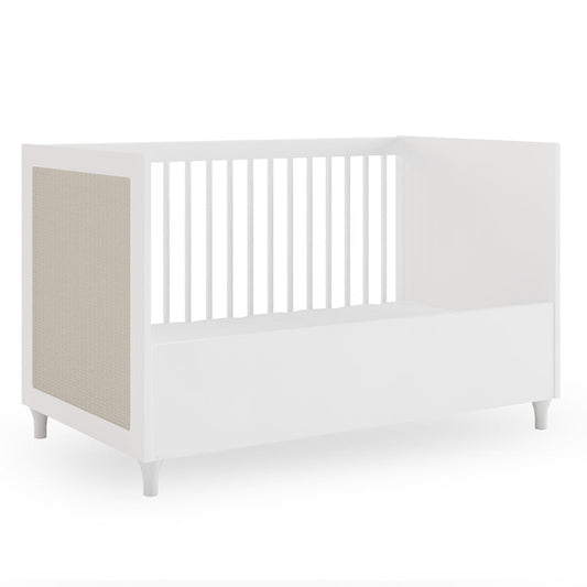Grade Frontal de Transformação Para Mini Cama Haus Nature Com Palha - Branco