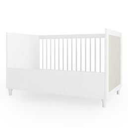 Grade Frontal de Transformação Para Mini Cama Haus Nature Com Palha - Branco