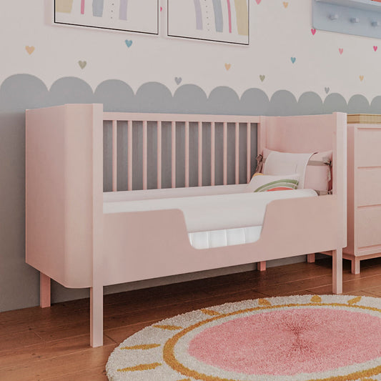Meia Grade de Transformação Para Mini Cama Nord - Rosa