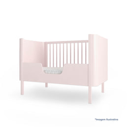 Meia Grade de Transformação Para Mini Cama Nord - Rosa