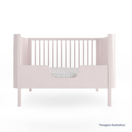 Meia Grade de Transformação Para Mini Cama Nord - Rosa