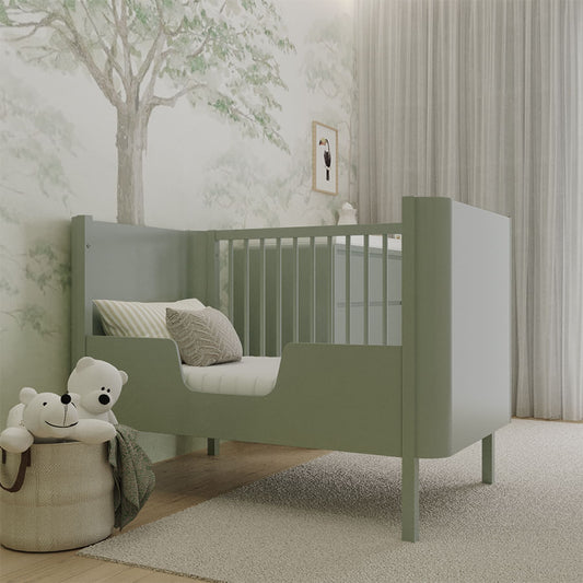 Meia Grade de Transformação Para Mini Cama Nord - Verde Jardim
