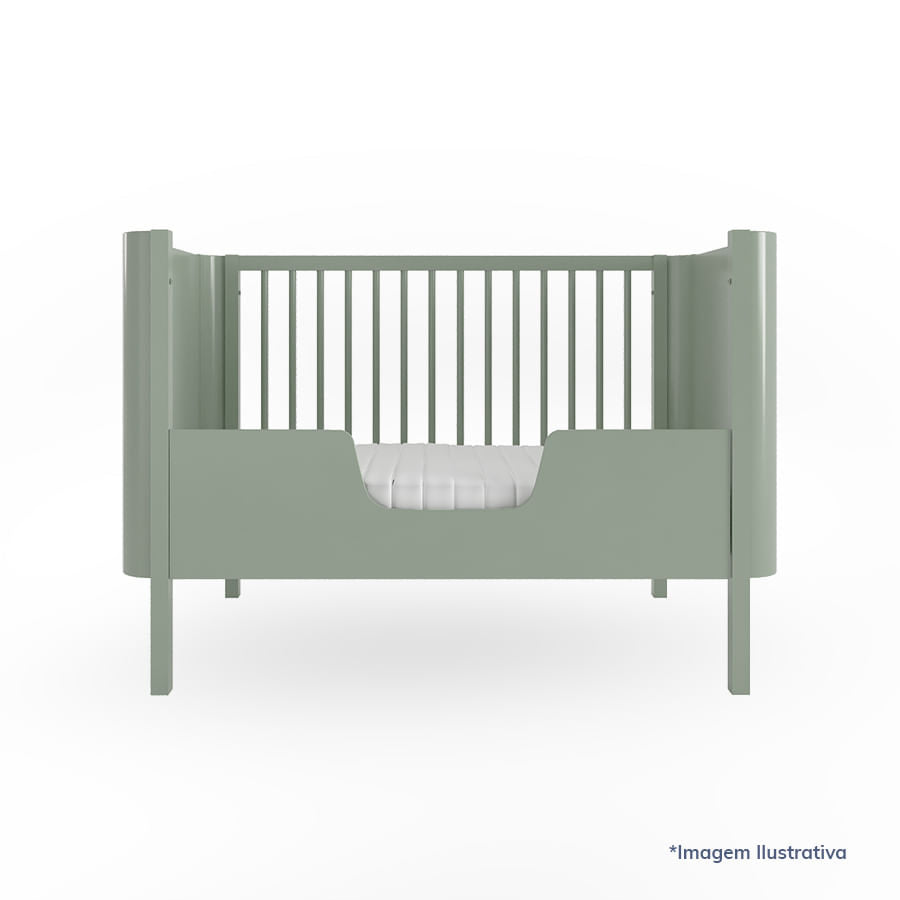 Meia Grade de Transformação Para Mini Cama Nord - Verde Jardim