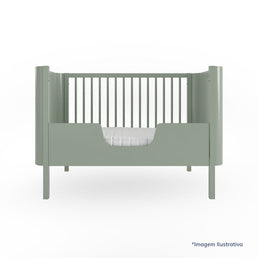 Meia Grade de Transformação Para Mini Cama Nord - Verde Jardim