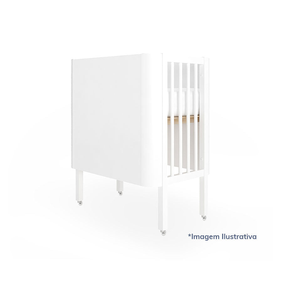 Kit de Transformação Para Mini Berço Nord Branco Old