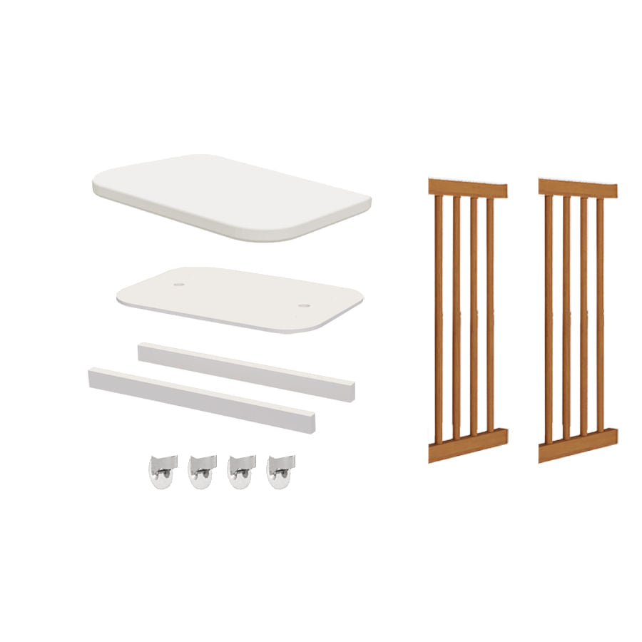 Kit de Transformação Para Mini Berço Nord Jequitibá Old