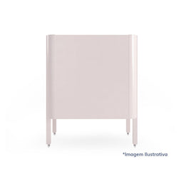 Kit de Transformação Para Mini Berço Nord Rosa Old