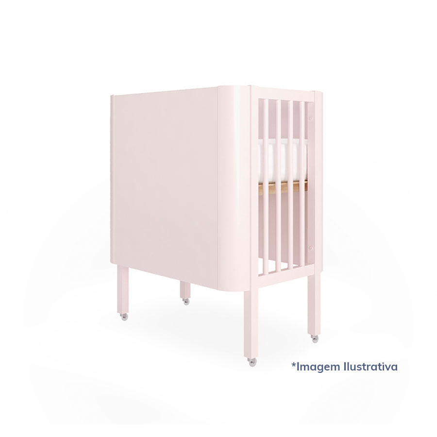 Kit de Transformação Para Mini Berço Nord Rosa Old