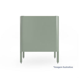 Kit de Transformação Para Mini Berço Nord Verde Jardim Old