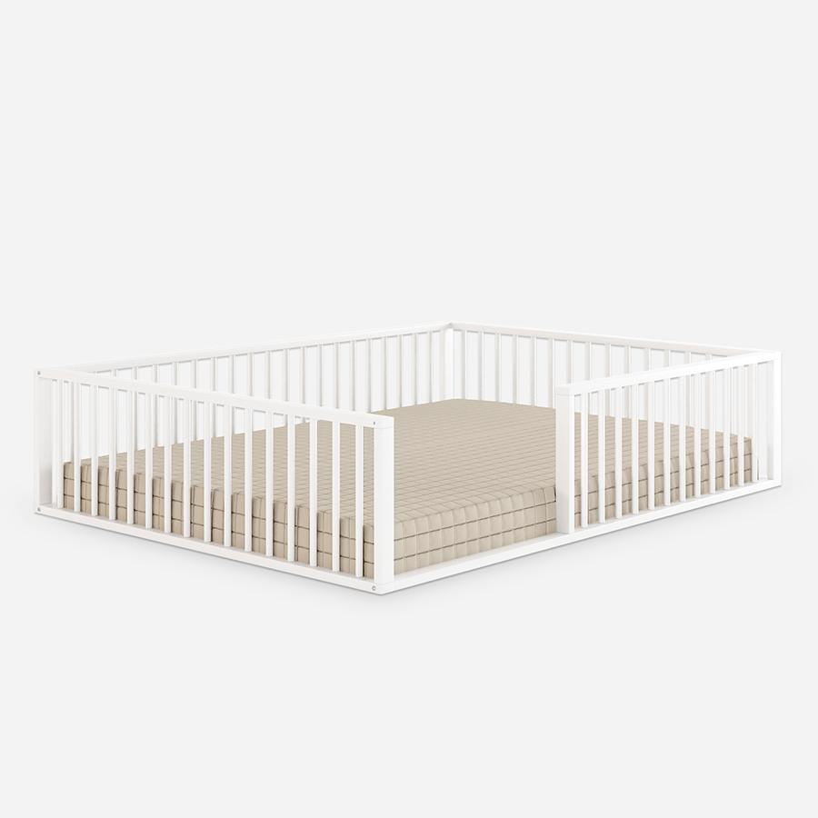 Cama Montessoriana Casal Fazenda - Branco