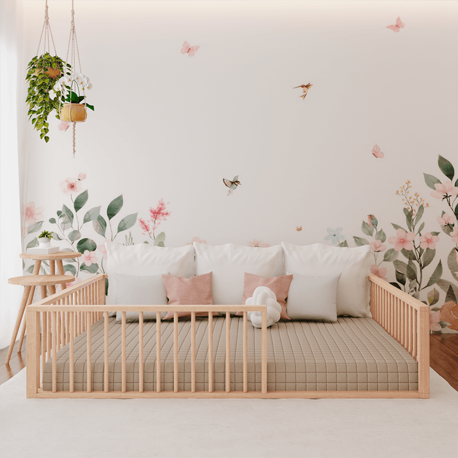 Cama Montessoriana Casal Fazenda - Carvalho