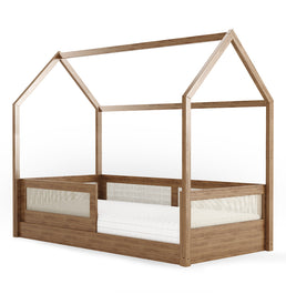 Cama Sofá Haus Nature Casinha Palha 2 em 1 - Freijó