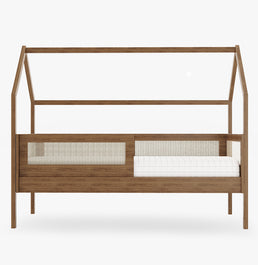 Cama Sofá Haus Nature Casinha Palha 2 em 1 - Freijó