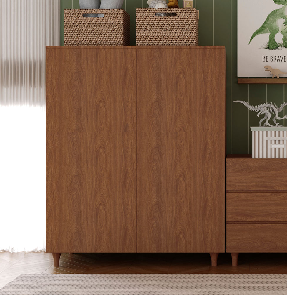 Roupeiro Haus Nature 2 Portas - Freijó