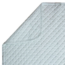 Colcha Para Berço Quadradinho Poá - Verde Malva