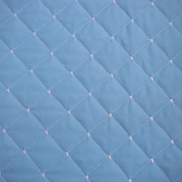 Capa de Almofada Quadradinho Poá 50cm x 50cm - Azul Claro