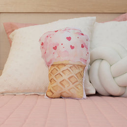 Almofada Infantil Formato Sorvete