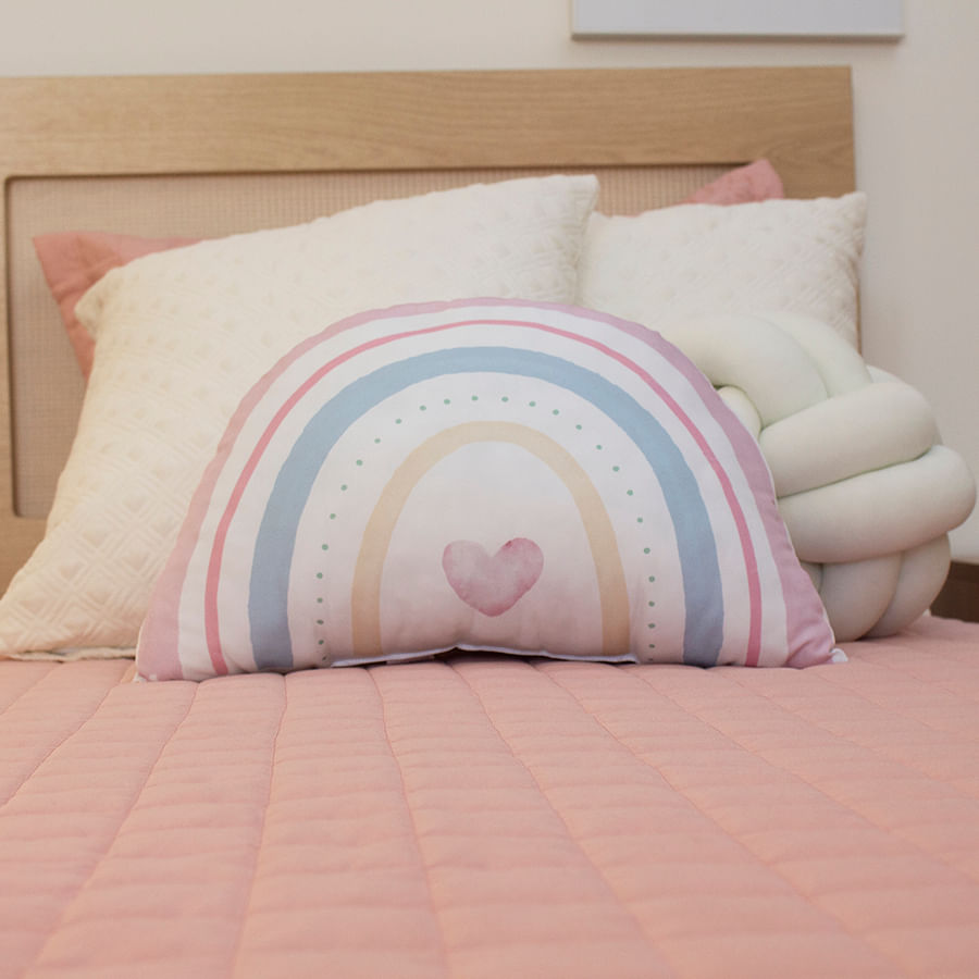 Almofada Infantil Formato Arco Íris