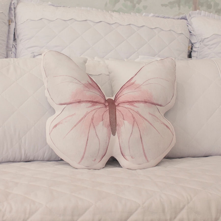 Almofada Infantil Formato Borboleta