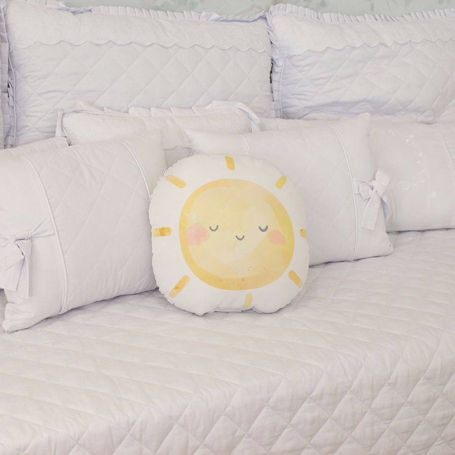 Almofada Infantil Formato Sol