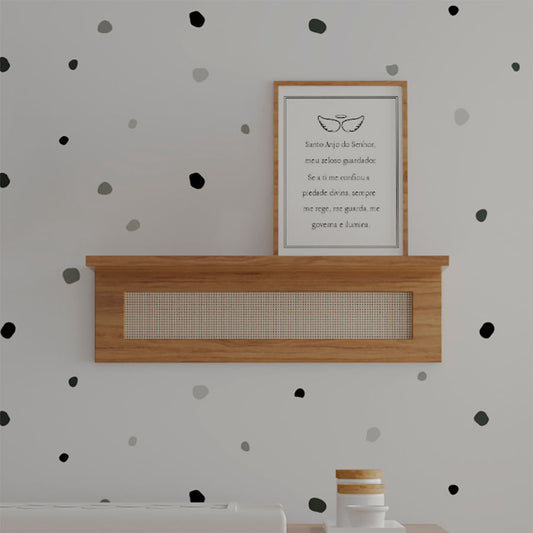 Prateleira Haus Nature Com Palha - Freijó