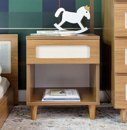 Mesa de Apoio Haus Nature com Palha - Freijó