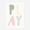 Quadro Infantil Play Tons Terrosos - Vertical