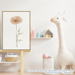 Quadro Infantil Flor do Outono Lichia - Vertical