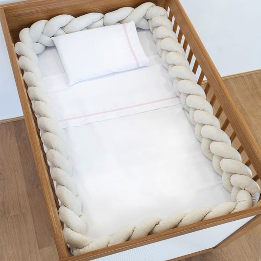 Trança 4M Para Berço e Cama - Linho