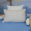 Capa de Almofada Linho Poá 60cm x 40cm - Azul Claro