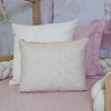 Almofada Retangular Linho Poá 45cm x 35cm - Rosa Nuvem